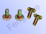 carriage bolt DIN603 (round head square neck)
